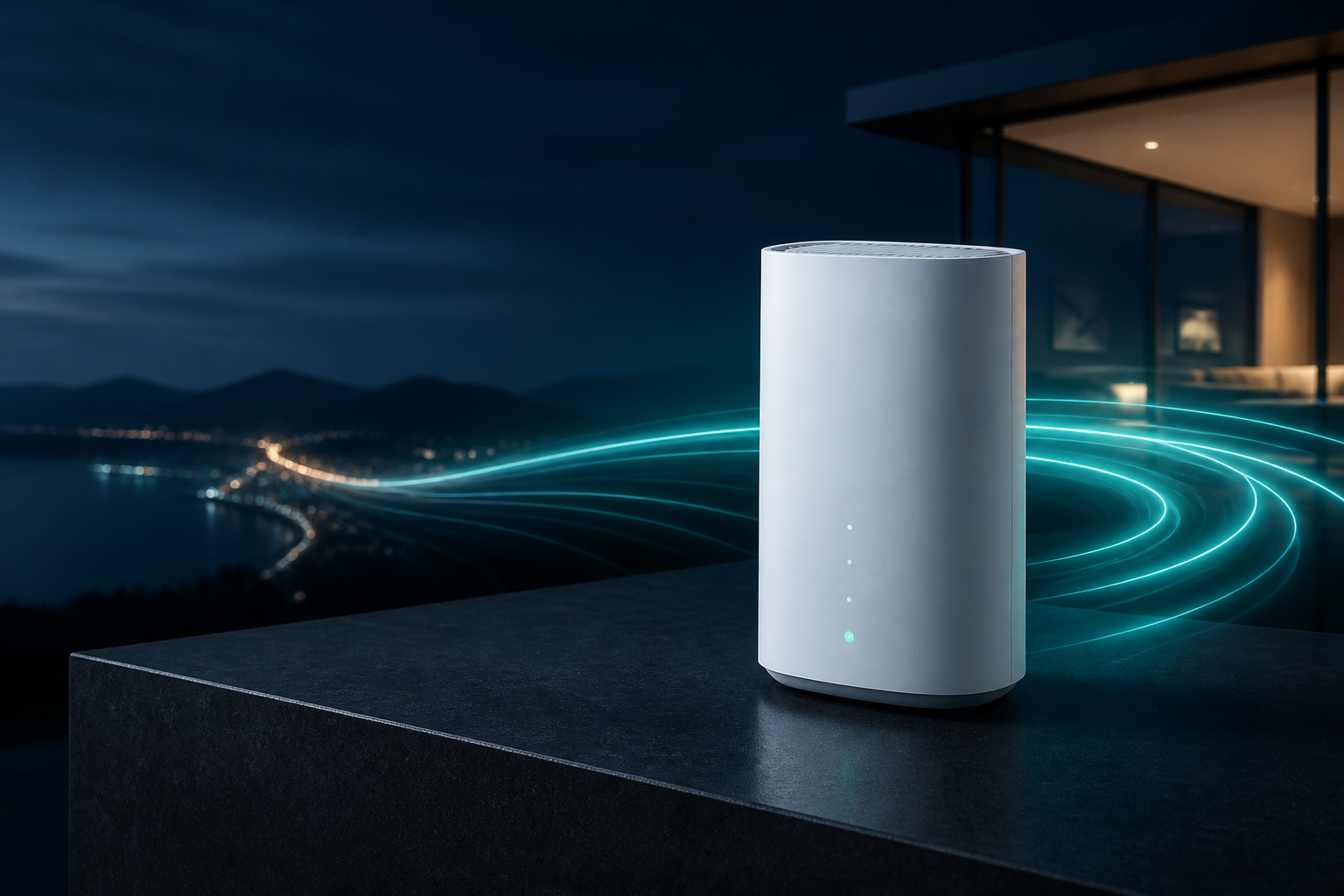 Modern NextWave home internet gateway with nationwide connectivity